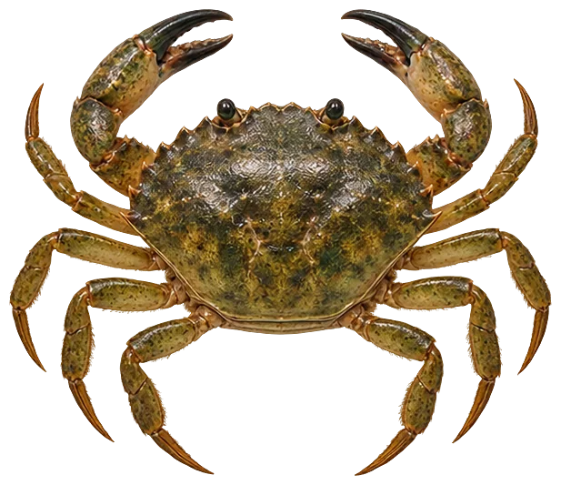 Green, Fiddler, Asian Shore & Hermit Crabs